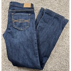 Abercrombie Kids Girls Haley Stretch Flare Jeans Blue Denim Medium Wash 16